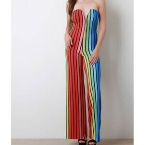 Sj style multi-colored jumpsuit